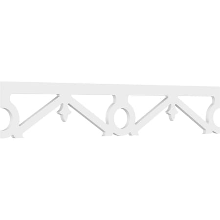 Ekena Millwork Palmer Architectural Grade PVC Running Trim, 8"H x 5/8"P x 48"L RUNP08X0625X48PAL
